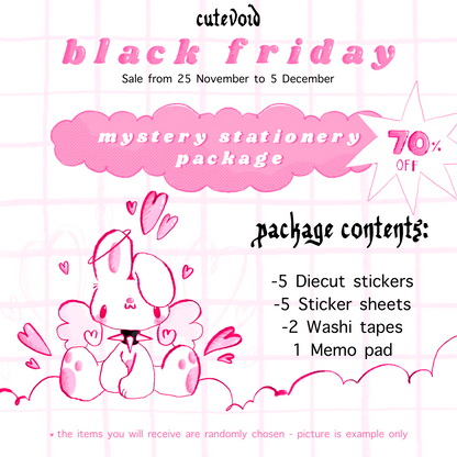 Mystery Stationery Package 70% OFF