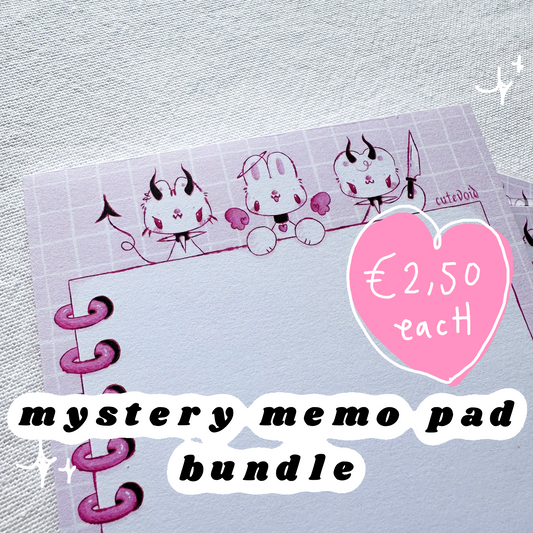 Mystery Memo Pads Bundle